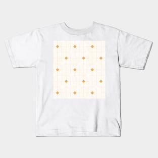 Diamonds Yellow Kids T-Shirt